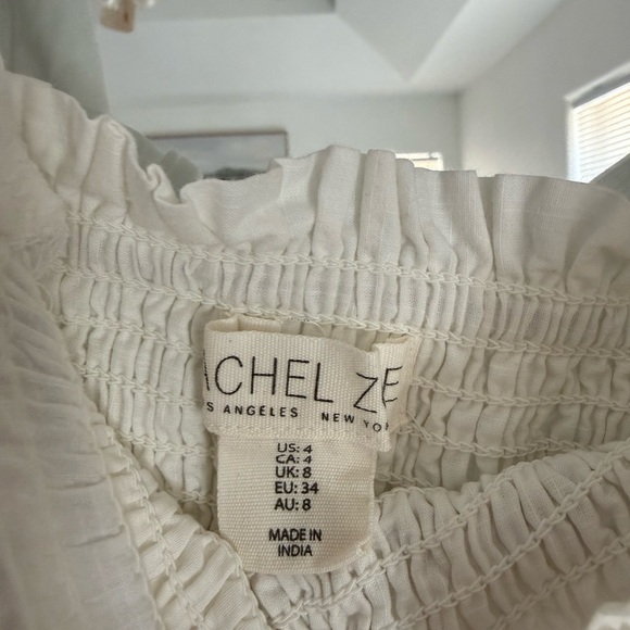 Matching White Dress Set with Floral Accents - Picture 5 of 5